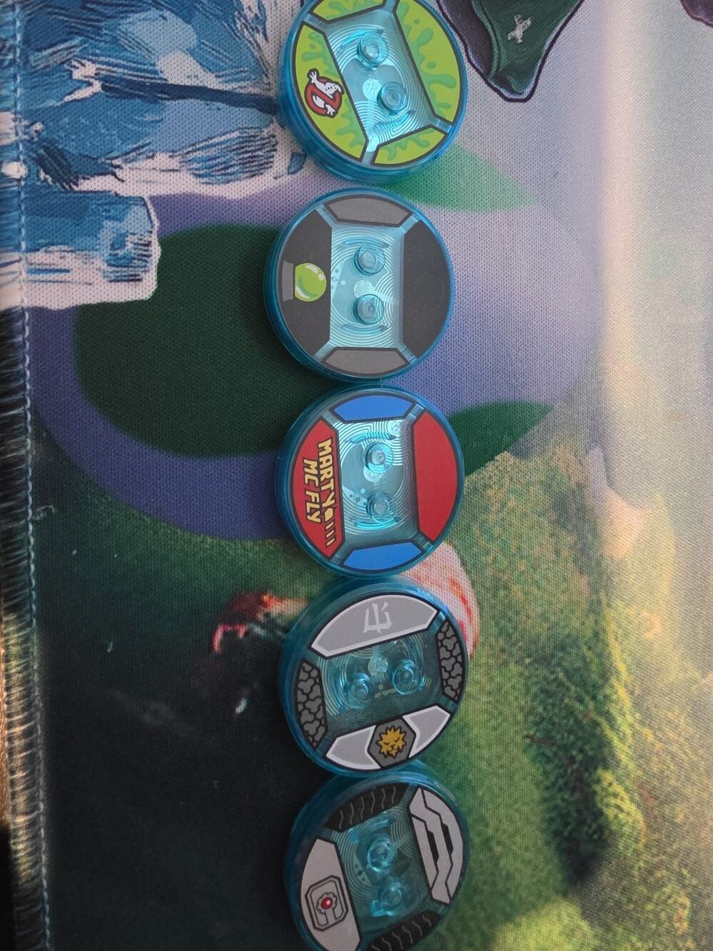Lot of 5 Lego Dimensions Toy Tag Stands Base Only